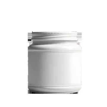 Transparency Elegance, Front View Blank Jar Mockup for Showcase Stock Photos