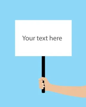 Transparency in hand Stock Illustration