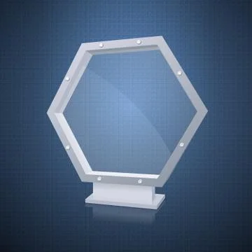 Transparency lightbox Illustrazione stock