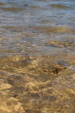 Transparency of shallow water Stock Photos