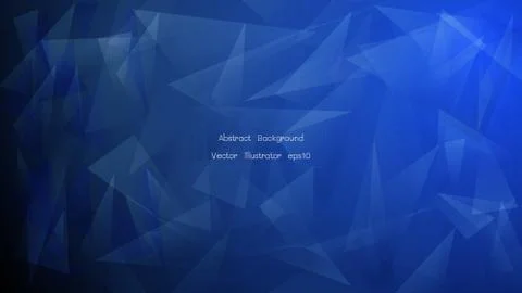 Transparency triangle of blue abstract background, eps10 Stock Illustration