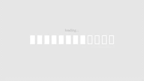 Transparent Alpha Channel Loading Animation Bar Stock Footage 282593357