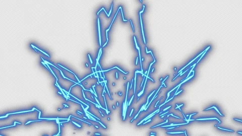 Transparent animation effects with the impact of explosion sparks and shockwaves Stock Footage 344137721