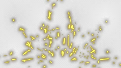 Transparent animation effects with the impact of explosion sparks and shockwaves Stock Footage 344137725