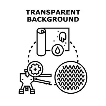 Transparent background concept for digital image editing Stock Illustration