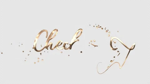 Transparent background gold checklist writing animation with particles 4K resol Vídeos de archivo 336848118