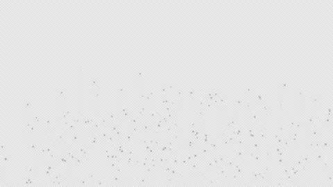 Transparent background of particles moving from bottom to top Vidéo 320839925