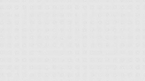 On a transparent background, white painted snowflakes are swirling in even rows Stock Footage 288519257