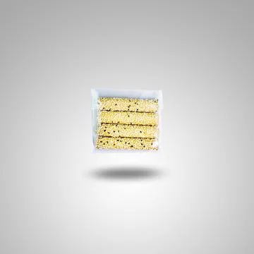 TRANSPARENT BAG FOR CAKE Stock Photos