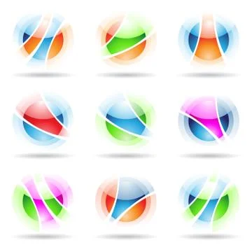 Transparent Balls Stock Illustration