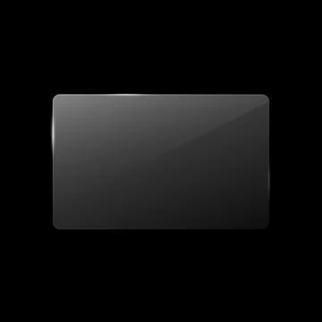 Transparent banners on a black background. Layout for a credit card, business Stock Illustration
