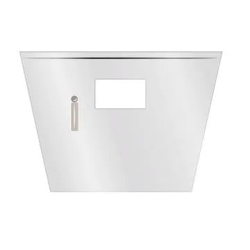 Transparent blank box. Isolated on white background. vector illustration. Stock Illustration