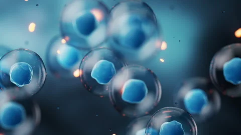 Transparent blue cells background, 3d rendering. Stock Footage 346698545