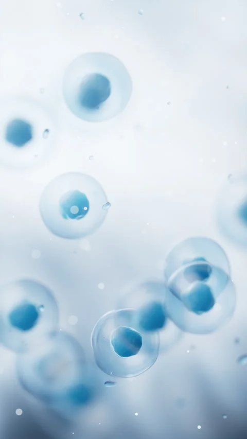 Transparent blue cells background, 3d rendering. Stock Footage 346753825