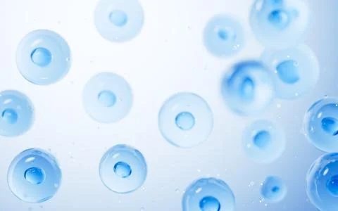 Transparent blue cells background, 3d rendering. Stock Illustration