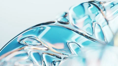 Transparent blue gemstone background, 3d rendering. Stock Footage 341308427