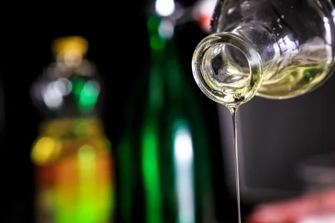 Transparent bottle Stock Photos