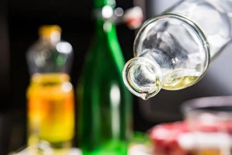 Transparent bottle Stock Photos