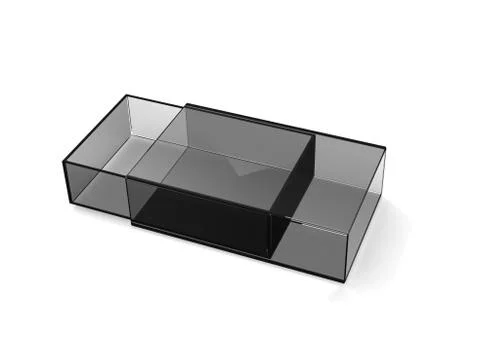 Transparent boxes Stock Illustration