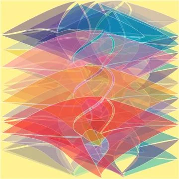 Transparent bright color background Illustrazione stock