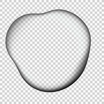 Transparent Bubble Blob Foto stock