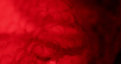 Transparent Bubble Wrap Texture Red light Stock Footage 313261892