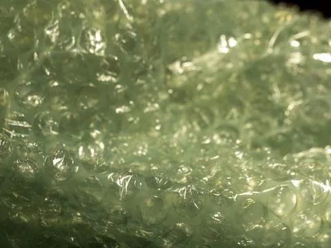 Transparent bubbles form a soft, wavy pattern Stock Photos