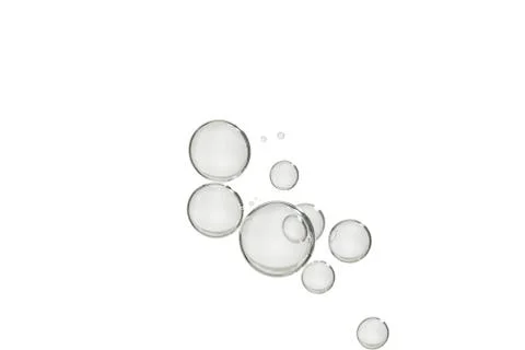 Transparent bubbles Stock Photos