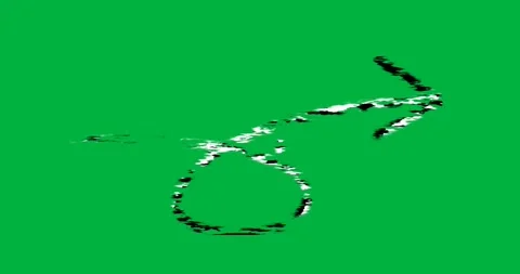 Transparent canvas starting brush arrow drawing glitching into vector loop Stock Footage 317284234