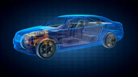 Transparent car concept 動画素材 27428901