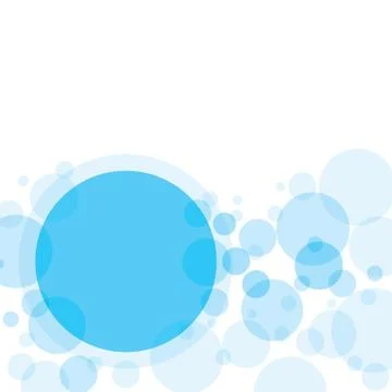 Transparent Circles Abstract Background Stock Illustration