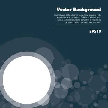 Transparent Circles Abstract Background Stock Illustration