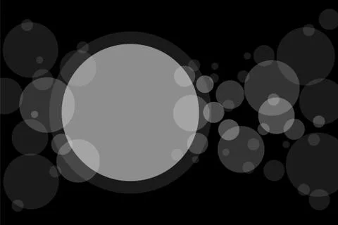 Transparent Circles Overlay Background Stock Illustration
