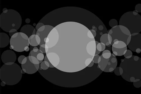 Transparent Circles Overlay Background Stock Illustration