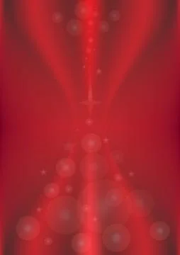 Transparent circles on  red mesh gradient background. Stock Illustration