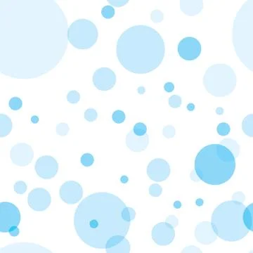 Transparent Circles Seamless Pattern Stock Illustration