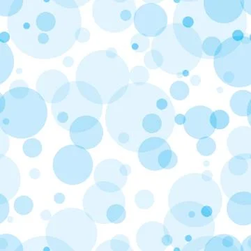 Transparent Circles Seamless Pattern Stock Illustration