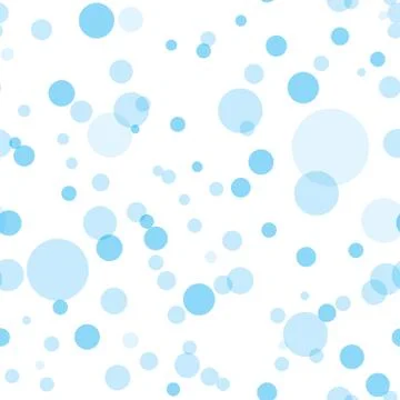 Transparent Circles Seamless Pattern Stock Illustration