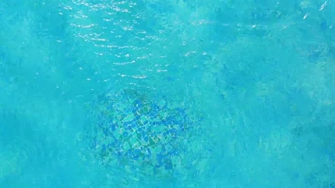 Transparent clean blue water in the pool 動画素材 276419717