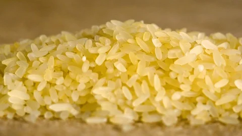 Transparent close-up rice. Stock Footage 103137784