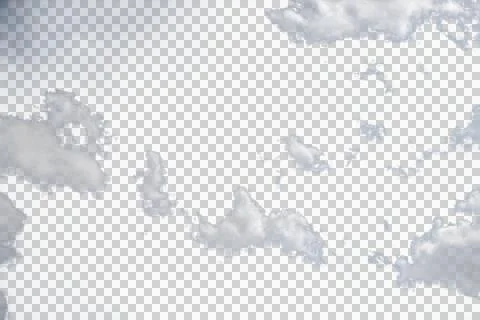 Transparent Clouds #11 Stock Photos