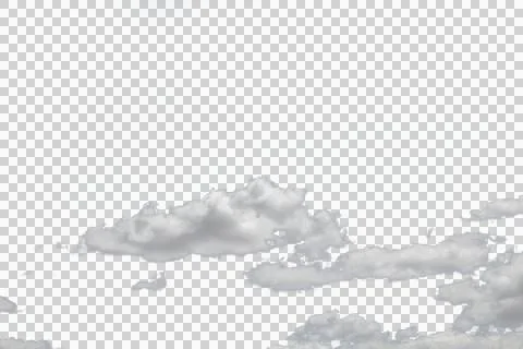 Transparent Clouds #13 Stock Photos