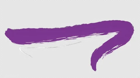Transparent Colorful Grunge Scribble Animation Brush Stroke Video stock 325726476