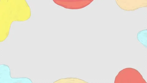 Transparent Colorful Liquid Blob Frame Abstract Animation Video stock 325736323