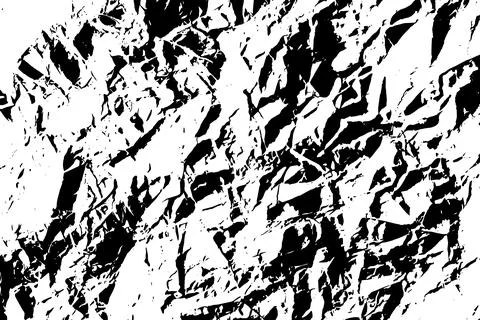 Transparent crumpled paper texture for background Stock Illustration