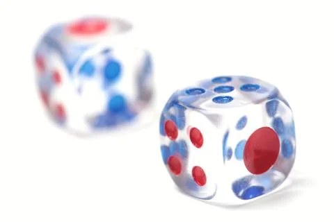 Transparent Cube Foto stock