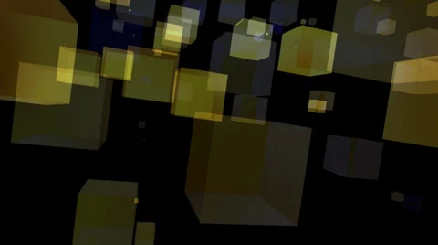 Transparent Cubes Motion Background Animation Stock Footage 39873673