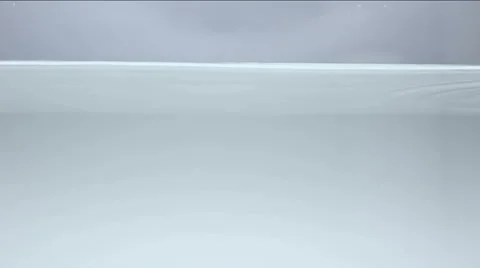 Transparent cup in clean water Stock-Footage 64042970