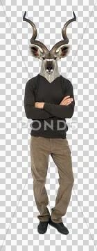 Transparent Deer Man Stock Photos