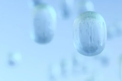 Transparent dew background, 3d rendering Stock Illustration